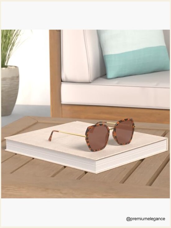 Polarized Half Frame Sunglasses with UV400 Protection main image 4